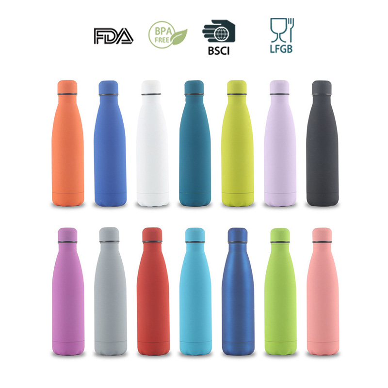 Amazon Vacuum Insulation Double walled 18/8 SS Cola Bottle Vogue Sports Flask 4 Sizes