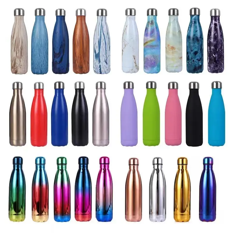 Amazon Vacuum Insulation Double walled 18_8 SS Cola Bottle Vogue Sports Flask 4 Sizes