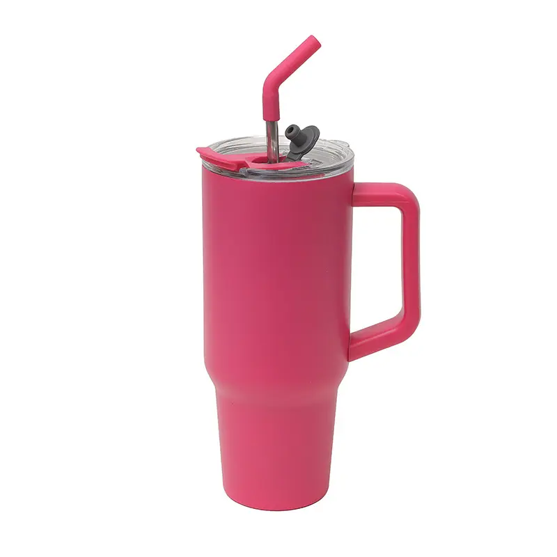 Stanley 40oz 30oz Insulated Tumbler with Straw 304 SS Vacuum Mug with Lid