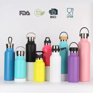 Insulated Sports Bottle Wide Mouth Fashion Vacuum Flask 500ml 750ml 1000ml 350ml