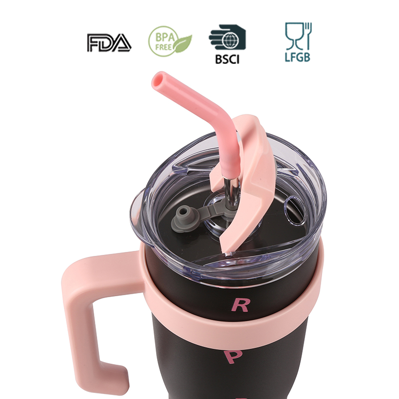 Stainly New Fashion 40oz Quencher Tumbler Vacuum Insulation Ice Bucket in Muti-drinking ways